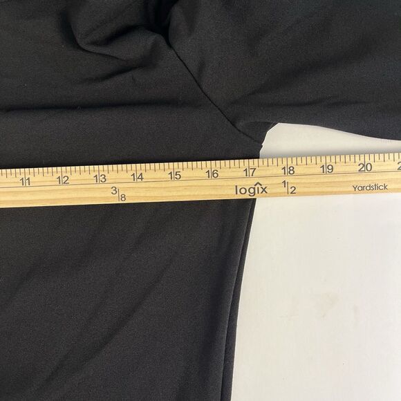 Zara Dress Womens Large Black Long Sleeve Ruched Mini Elegant Party Stretchy - Picture 7 of 8